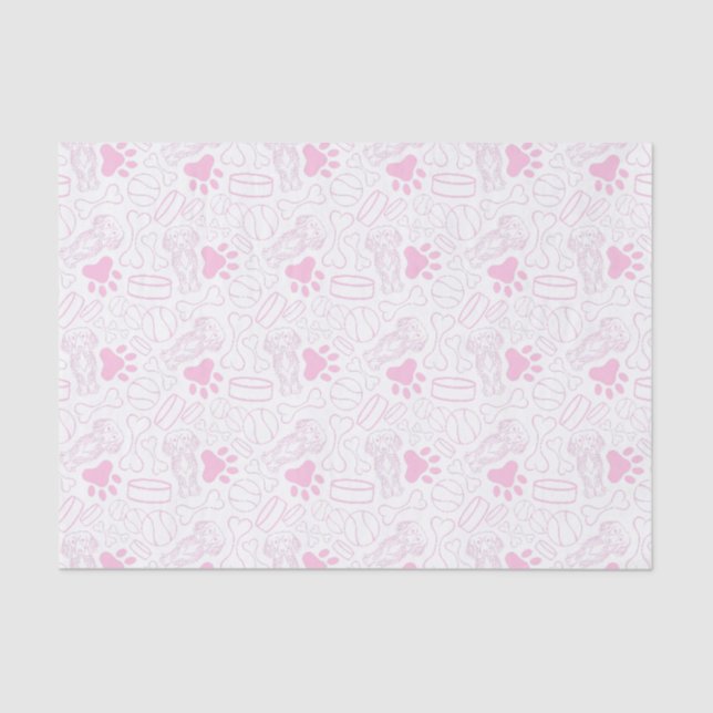 Papel De Seda Perro de Dachshund Sausage, de larga tradición (Anverso)