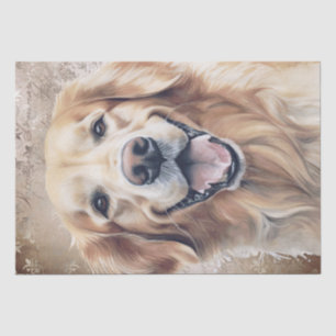 Papel De Seda Perro de Golden Retriever