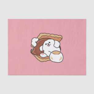 Papel De Seda Perro Divertido y Diseño de S'more – Castigo de Am