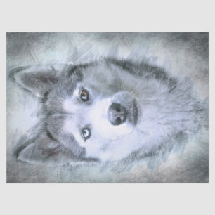 Papel De Seda Perro Husky Siberiano