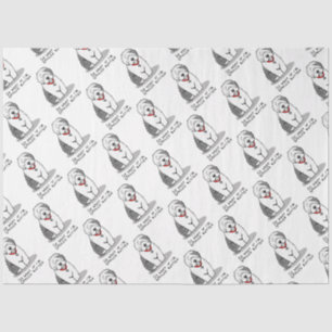 Papel De Seda Perro inglés viejo podrido (gris 1) funesto
