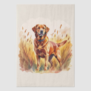 Papel De Seda Perro Labrador Retriever Fox Rojo