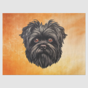 Papel De Seda Perro mono Affenpinscher Affens Terrier