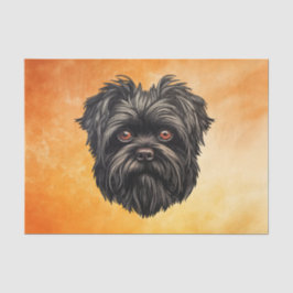 Papel De Seda Perro mono Affenpinscher Affens Terrier