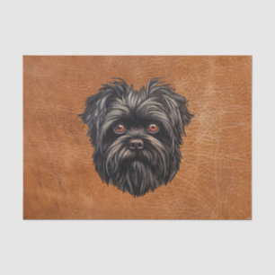 Papel De Seda Perro mono Affenpinscher Affens Terrier