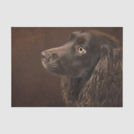 Papel De Seda Perro moreno