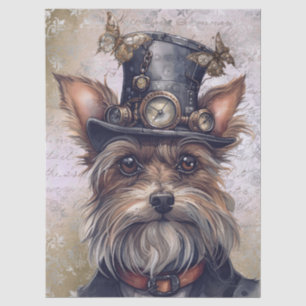 Papel De Seda Perro Steampunk Yorkshire Terrier Yorkie
