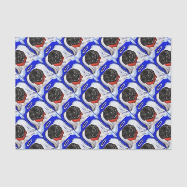 Papel De Seda Perro Terranova (Anverso)