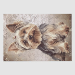 Papel De Seda Perro Terrier de Yorkshire