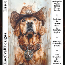 Perro Vaquero, Golden Retriever DD1 Decoupage