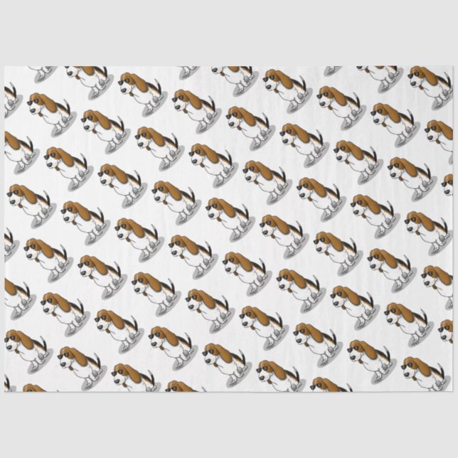 Papel De Seda Perro y gafas de sol del conjunto básico de Guay ( (Anverso)