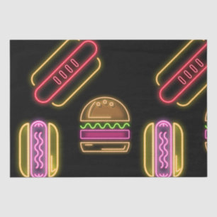 Papel De Seda Perros calientes y hamburguesa de comida rápida