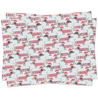 Perros Dachshund Sausage en Navidades Gorras y Kné