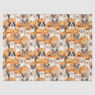Papel De Seda Perros de Halloween - Razas de Perros Adorables co