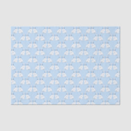 Papel De Seda Perros españoles clásicos azul y blanco Staffordsh