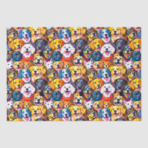 Perros vibrantes Imprimir