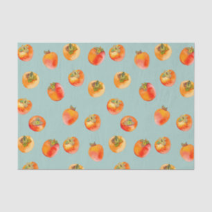 Papel De Seda Persimmon Fruit Tiled