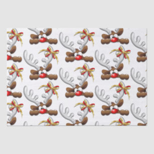 Papel De Seda Personaje de Navidades divertidos y desconcertados