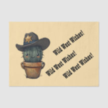 Personaje del Sheriff Spike-Cactus