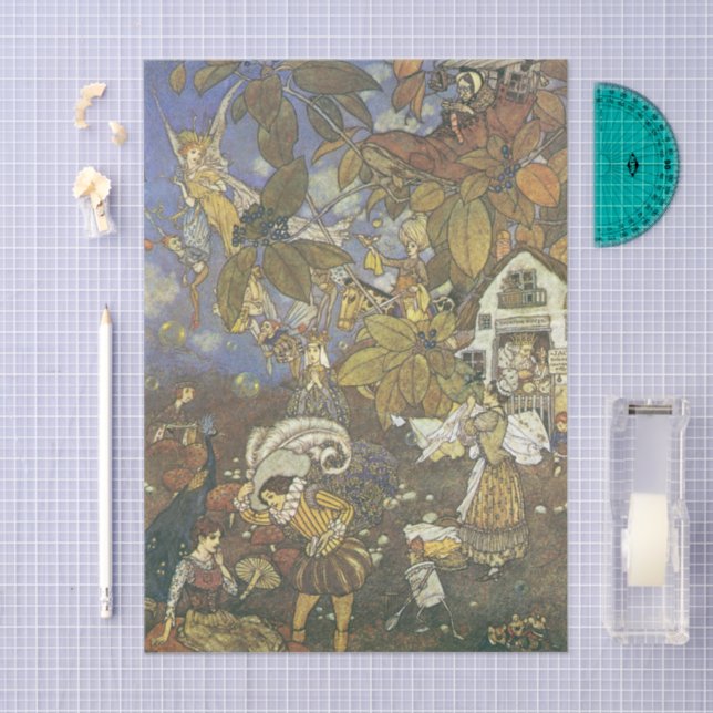 Papel De Seda Personajes de los libros de cuentos clásicos, Edmu (Artesanía)