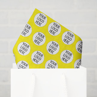 Papel De Seda Personaliza el patrón de tu logotipo de empresa bl