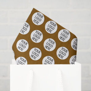 Papel De Seda Personaliza el patrón de tu logotipo de empresa ma