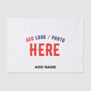PAPEL DE SEDA PERSONALIZABLE MODERNO ESTILO BLANCO VERIFICADO MA