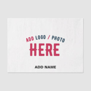 PAPEL DE SEDA PERSONALIZABLE MODERNO ESTILO BLANCO VERIFICADO MA