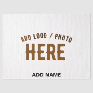 PAPEL DE SEDA PERSONALIZABLE MODERNO ESTILO BLANCO VERIFICADO MA