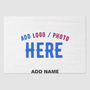 PAPEL DE SEDA PERSONALIZABLE MODERNO ESTILO BLANCO VERIFICADO MA