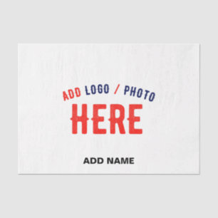PAPEL DE SEDA PERSONALIZABLE MODERNO ESTILO BLANCO VERIFICADO MA