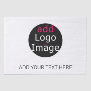Papel De Seda Personalizable profesional moderno blanco