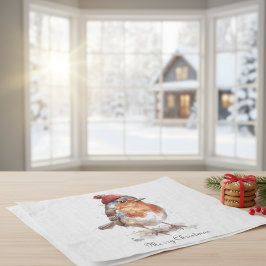 Papel De Seda personalizable Red Robin de navidades