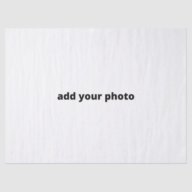 Papel De Seda personalizado añada sus navidades de fotos persona (Anverso)