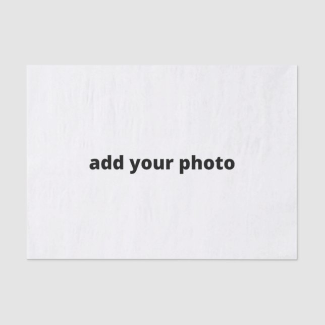 Papel De Seda personalizado añada sus navidades de fotos persona (Anverso)