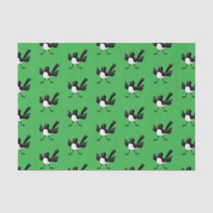Papel De Seda Personalizado australiano Willie Wagtail personali