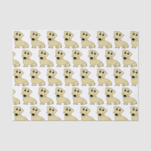 Papel De Seda personalizado de dachshund wheaton