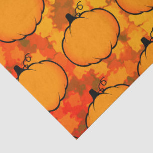 Papel De Seda Personalizado de dibujo de calabaza de la Foliage 