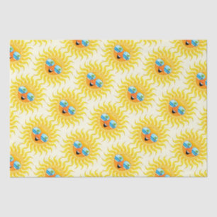 Papel De Seda Personalizado de sol de verano con gafas de sol