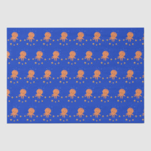 Papel De Seda Personalizado de Starfish de Octopus Cute