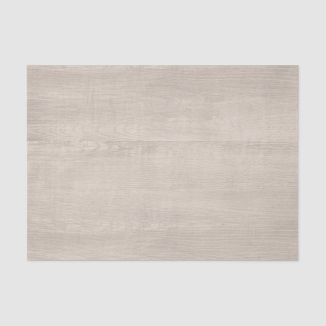 Papel De Seda Personalizado del patrón de madera rústica de Shab (Anverso)