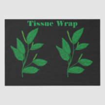 Personalizado Leaf Image Kelly Green Text