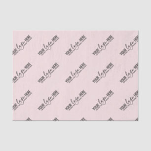 Papel De Seda Personalizado Logotipo Empresa Empaque Rubor Pink