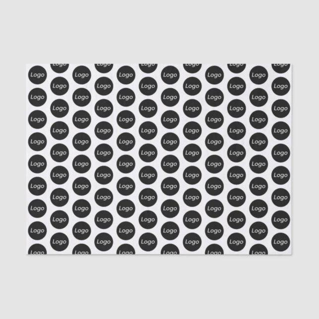 Papel De Seda Personalizado Logotipo Empresarial Acondicionamien (Anverso)