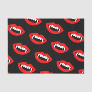 Papel De Seda Personalizado Monster Vampiros Ligas de dientes af