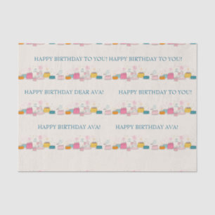 Papel de seda personalizado para fiestas – Tartas 
