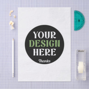 Papel De Seda personalizado, único, elegante y minimalista beso