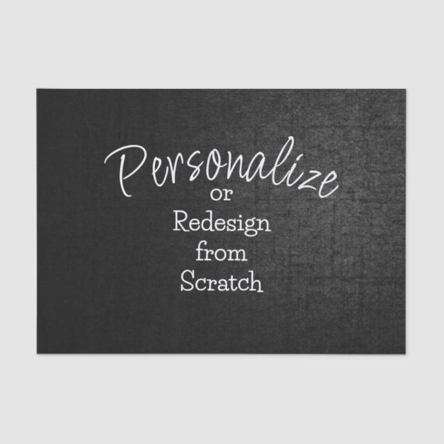 Papel De Seda Personalizar o crear a partir de Scratch - (Anverso)