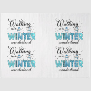 Papel De Seda Personalizar Winter Wonderland