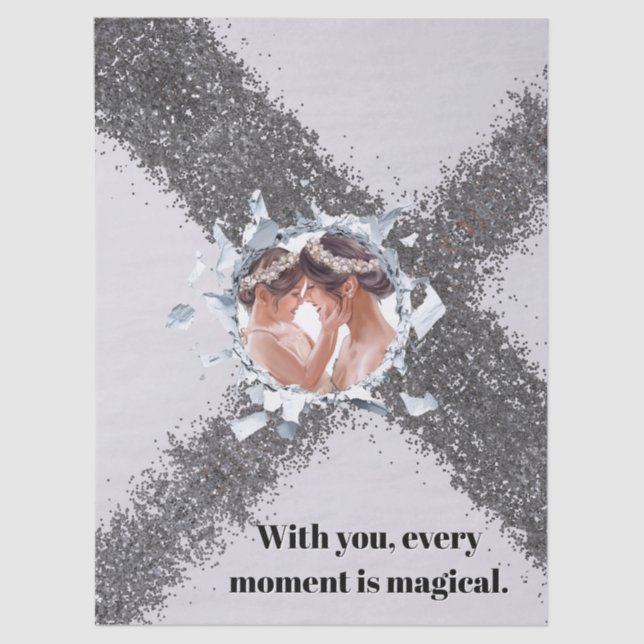 PAPEL DE SEDA PERSONILIZE TEXT AND PICTURE  (Anverso)